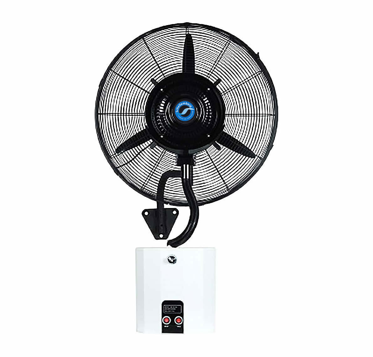 Ventilador de pared con aspersor de agua 80cm